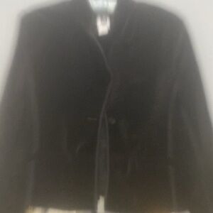 Gap black velvet jacket love this jacket but it’s too small for me.